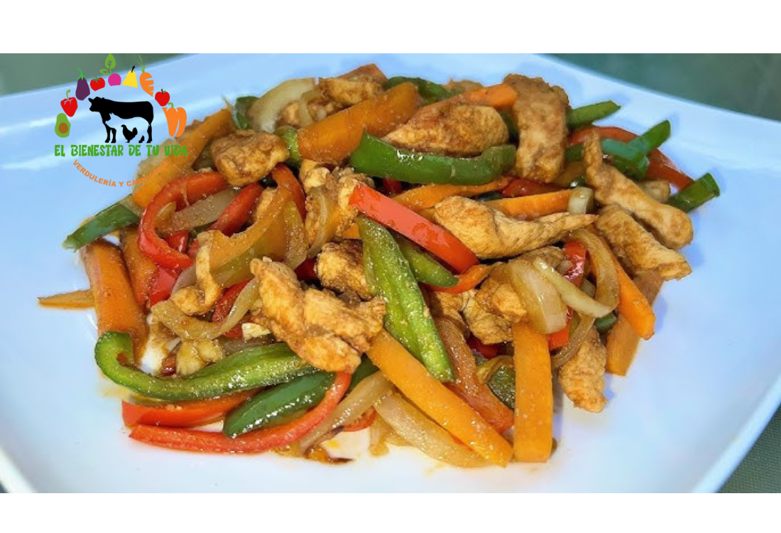 Revuelto de Pollo y Verduras